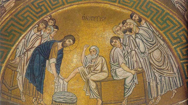 Умовение ног апостолам