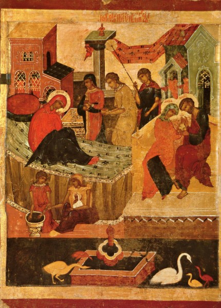 Икона из псковской церкви «Новое Вознесение». 1-ая половина XVII в. Псковский историко-архитектурный и художественный музей-заповедник